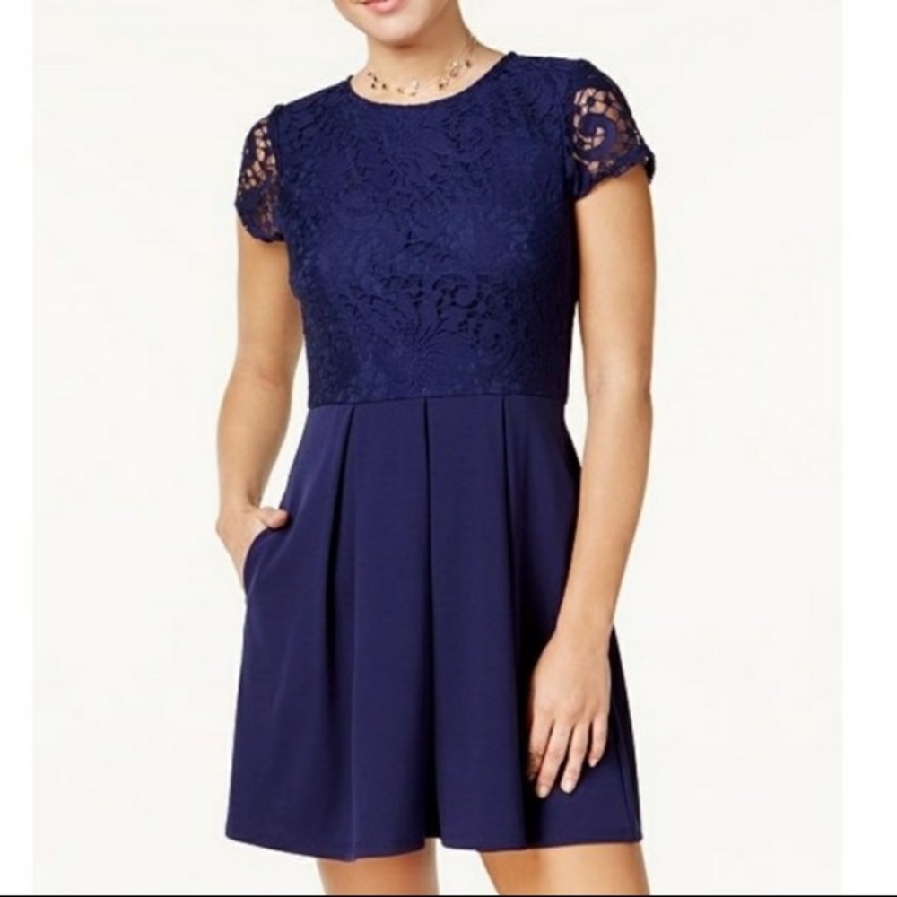 NWOT Speechless Juniors' Fit & Flare Dress Size M